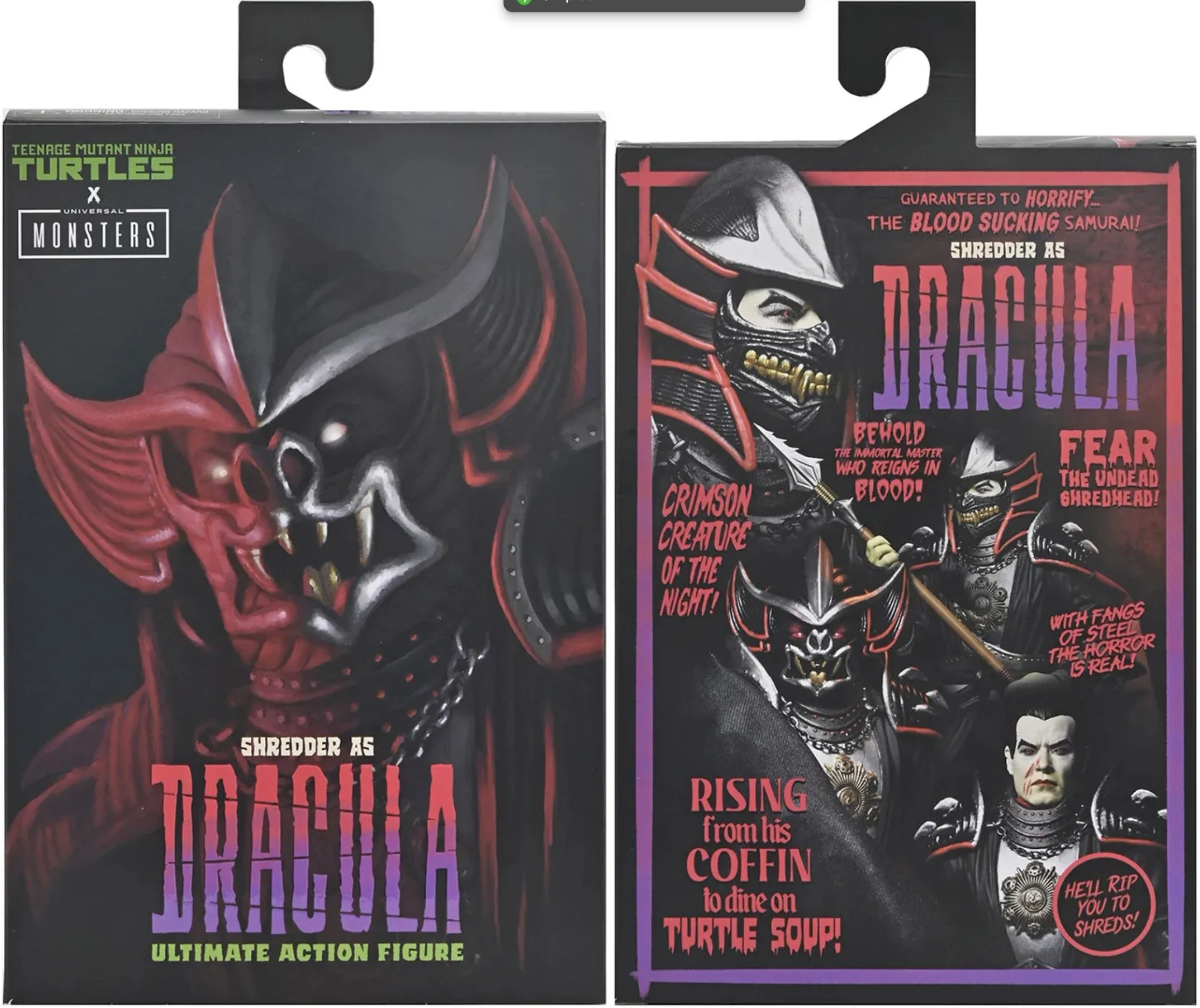 Shredder is Dracula in NECA's New Ninja Turtles X Universal